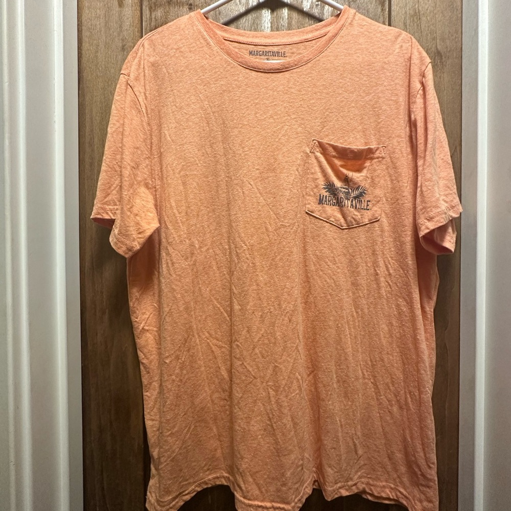 Margaritaville Men’s Orange Cotton T-Shirrt size XL